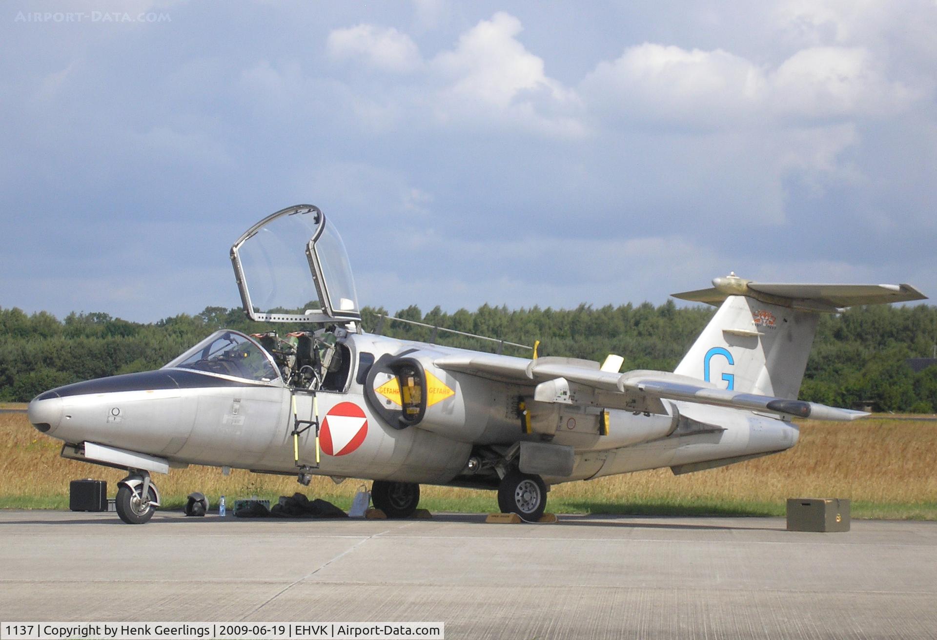 1137, Saab 105OE C/N 105437, Dutch AF Openday , Volkel AFB