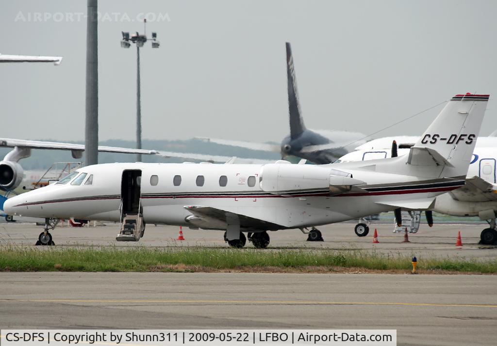 CS-DFS, 2004 Cessna 560XL Citation Excel C/N 560-5372, Parked at the General Aviation area...