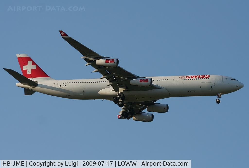HB-JME, 2003 Airbus A340-313X C/N 559, Swiss