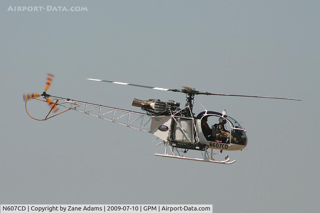 N607CD, 1981 Aérospatiale SA-315B Lama C/N 2601, At American Eurocopter 40th Anniversary party - Grand Prairie, Texas