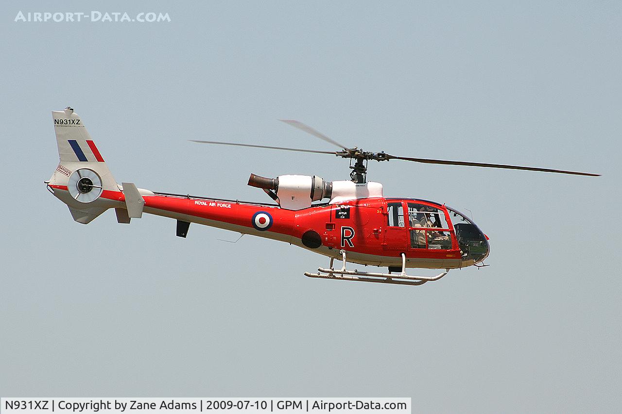 N931XZ, Westland SA-341D Gazelle HT3 C/N WA1728, At American Eurocopter 40th Anniversary party - Grand Prairie, Texas