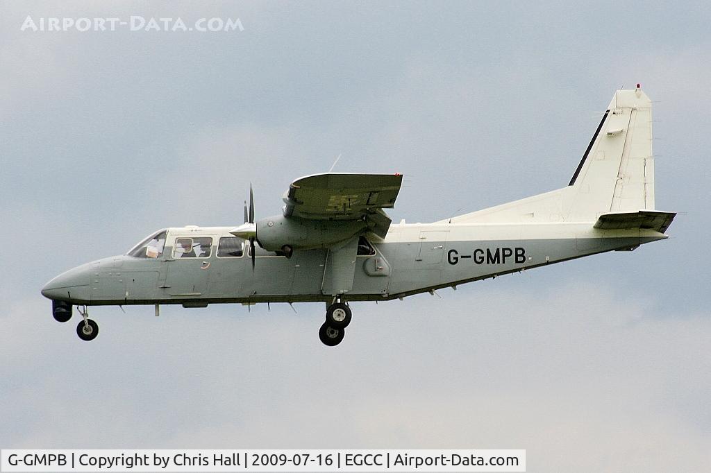 G-GMPB, 2002 Pilatus Britten-Norman BN-2T-4S Defender 4000 C/N 4011, Greater Manchester Police