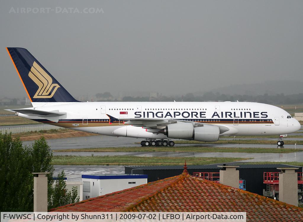 F-WWSC, 2009 Airbus A380-841 C/N 034, C/n 034 - To be 9V-SKI