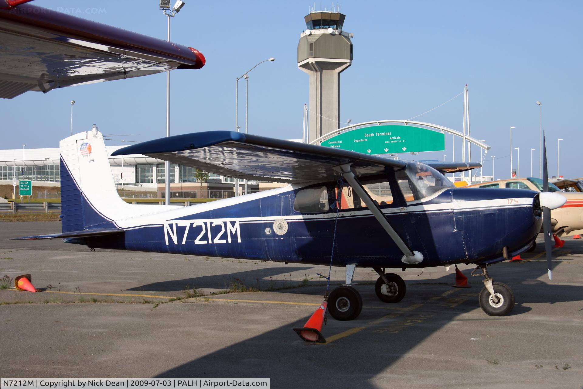 N7212M, 1958 Cessna 175 Skylark C/N 55512, PALH