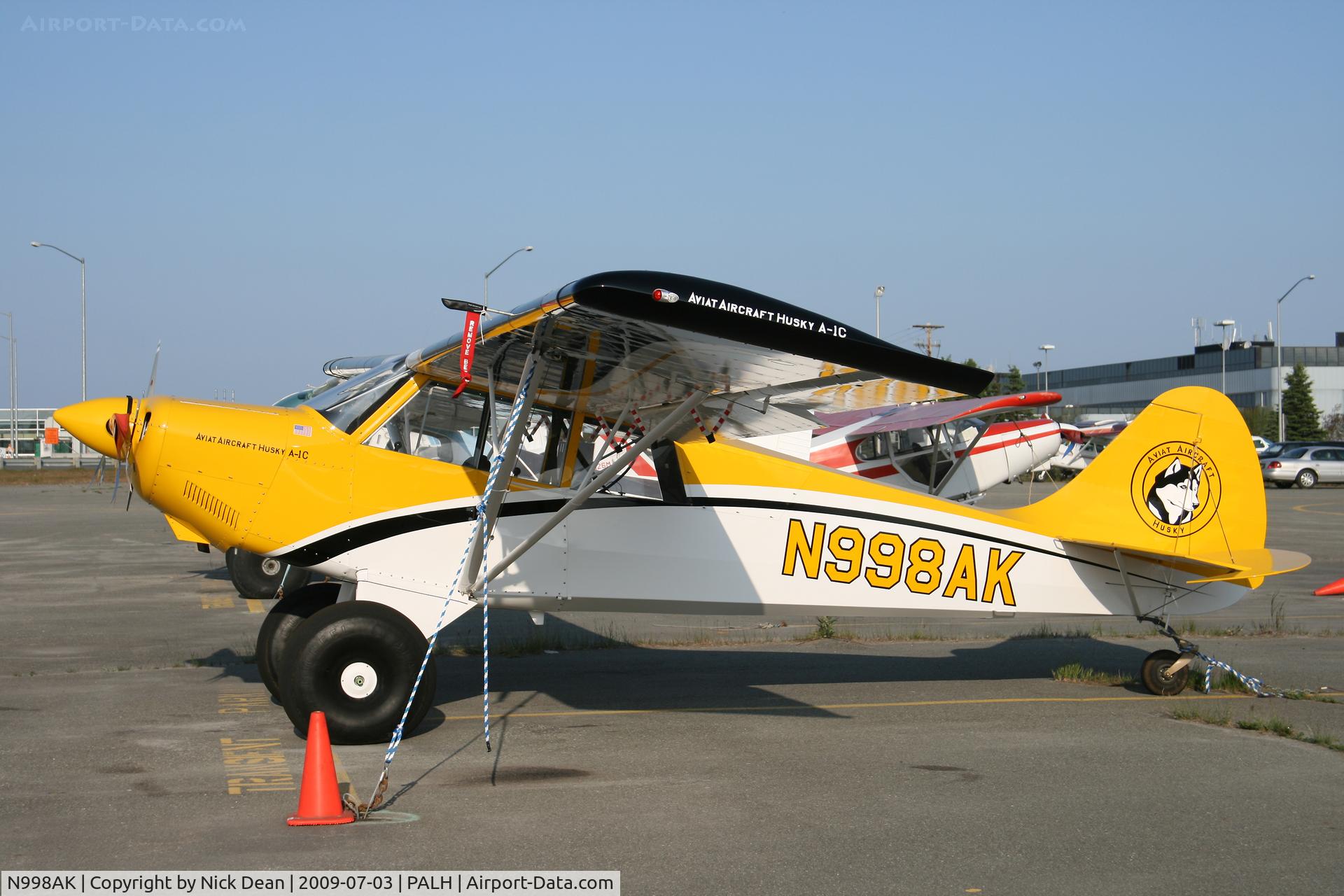 N998AK, Aviat A-1C Husky C/N 3057, PALH