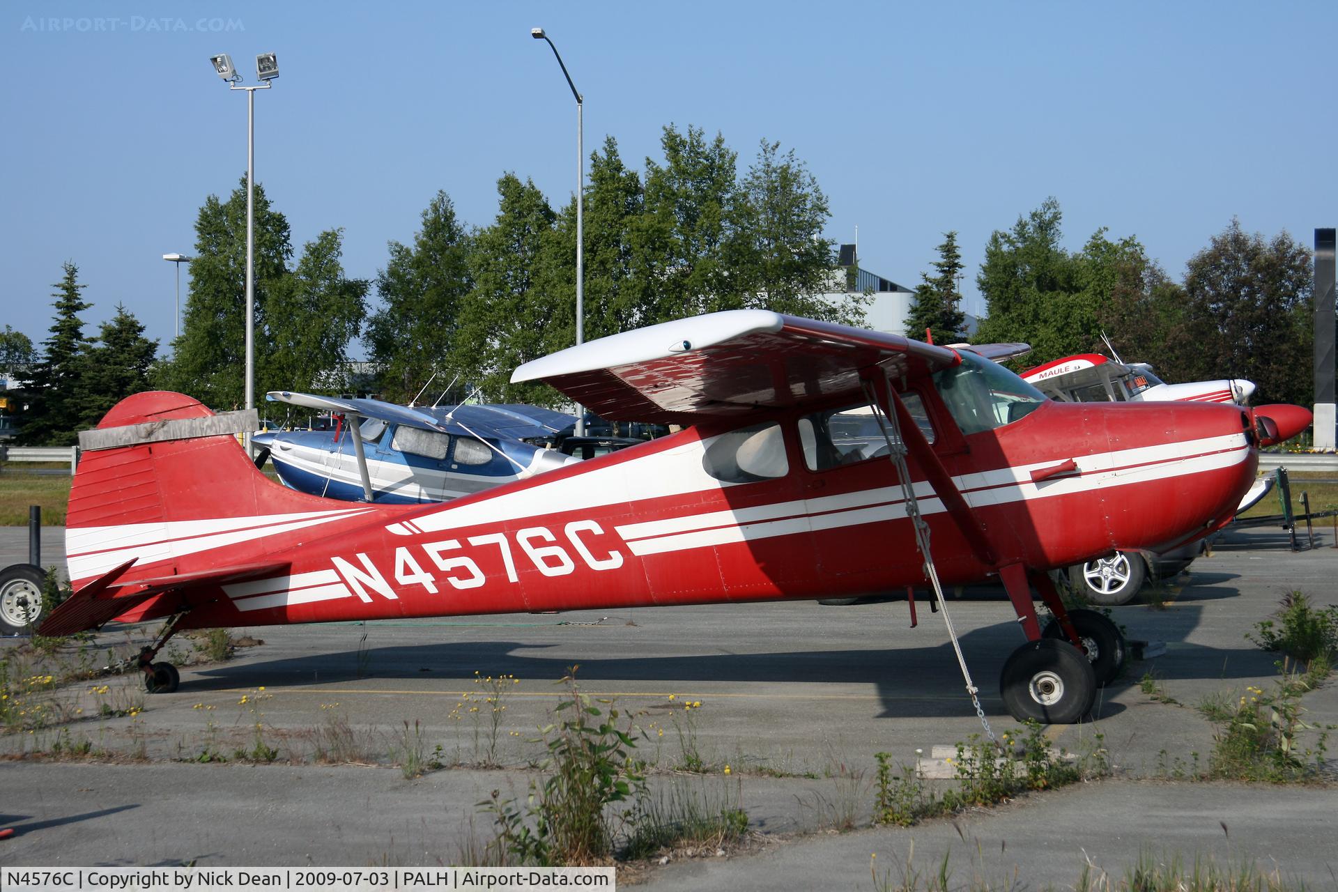 N4576C, 1953 Cessna 170B C/N 25520, PALH
