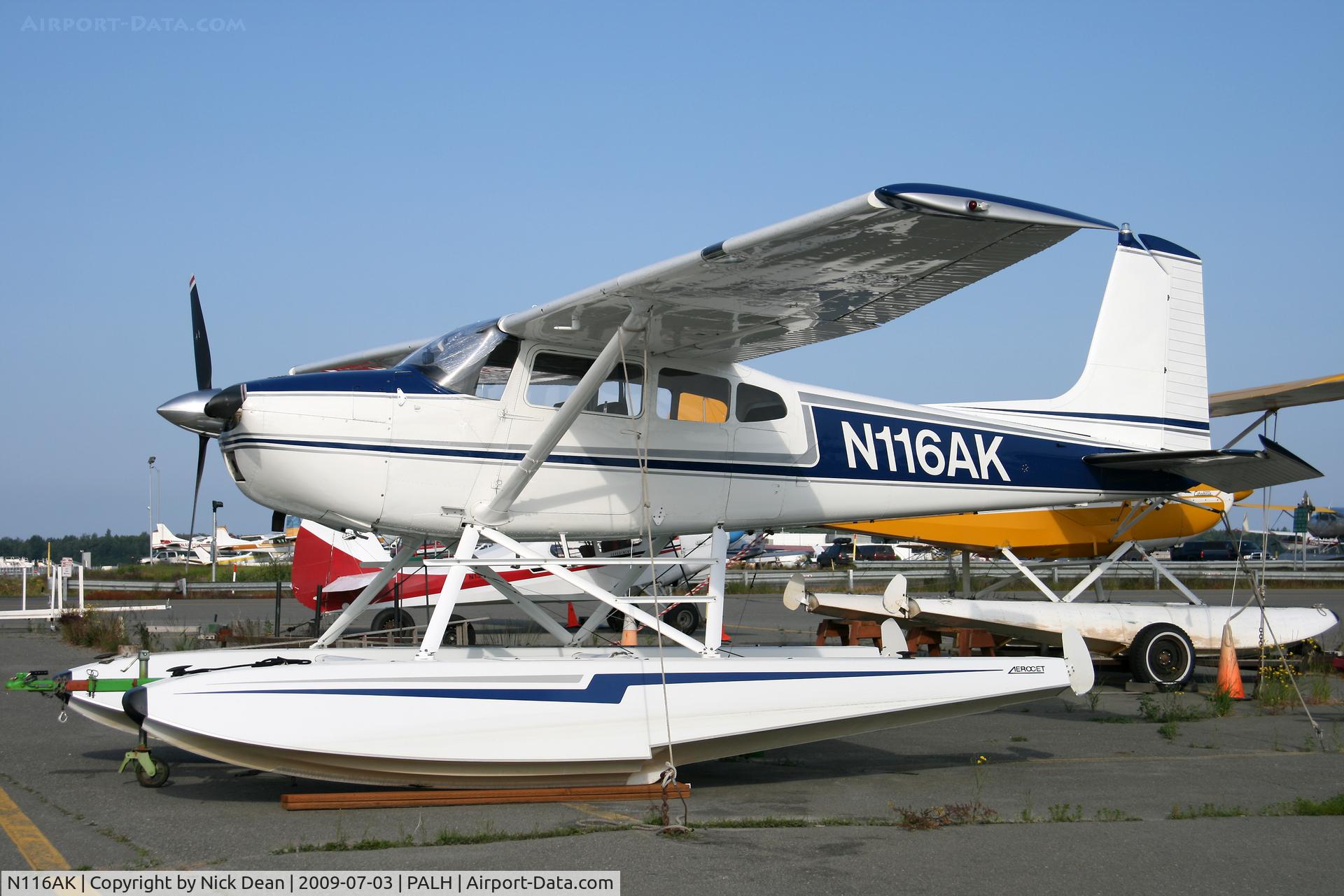N116AK, 1965 Cessna 180H Skywagon C/N 18051469, PALH