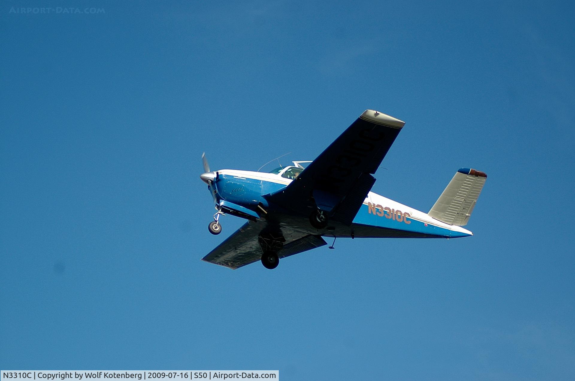 N3310C, 1954 Beech E35 C/N D-3976, on final