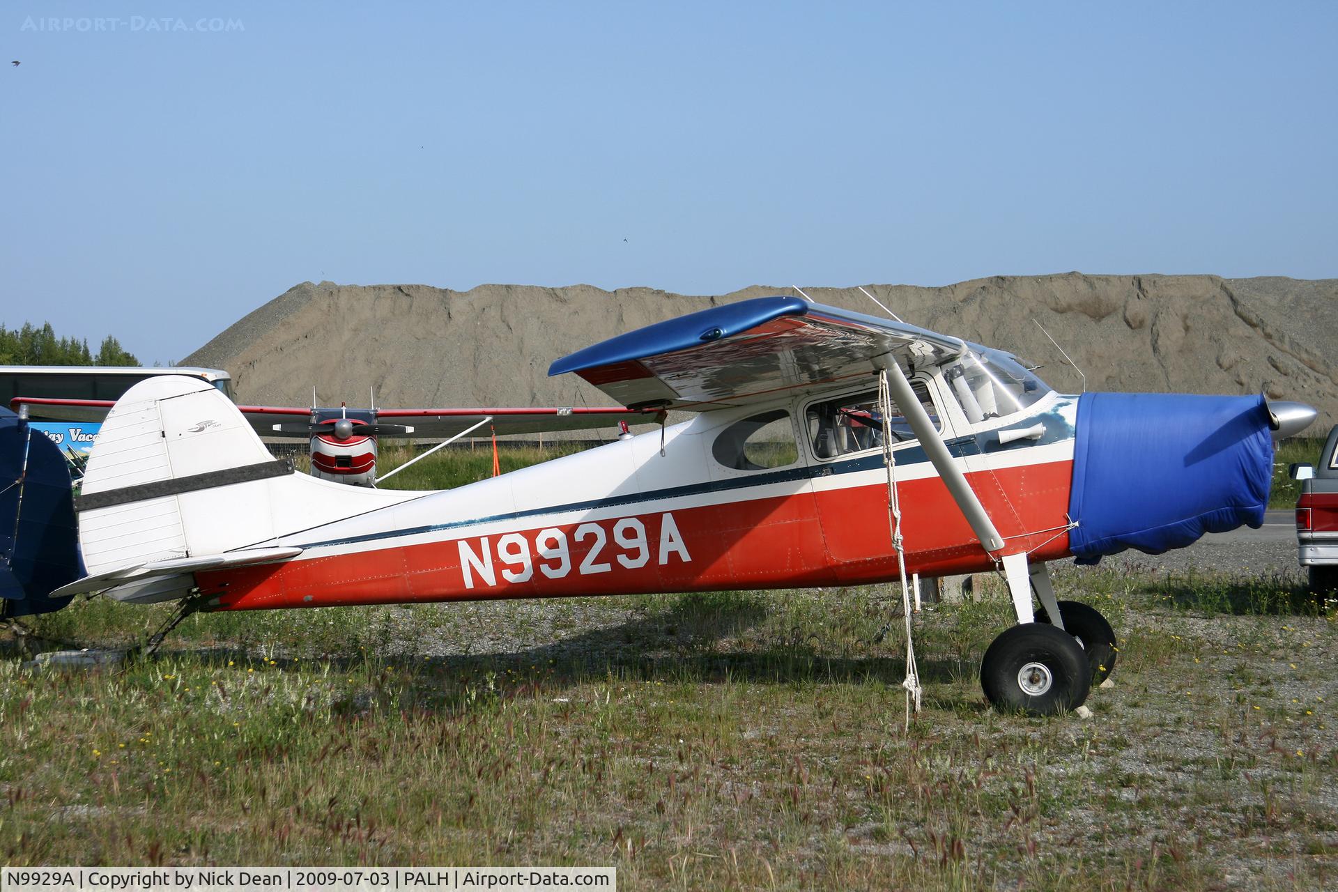 N9929A, 1950 Cessna 170A C/N 19289, PALH