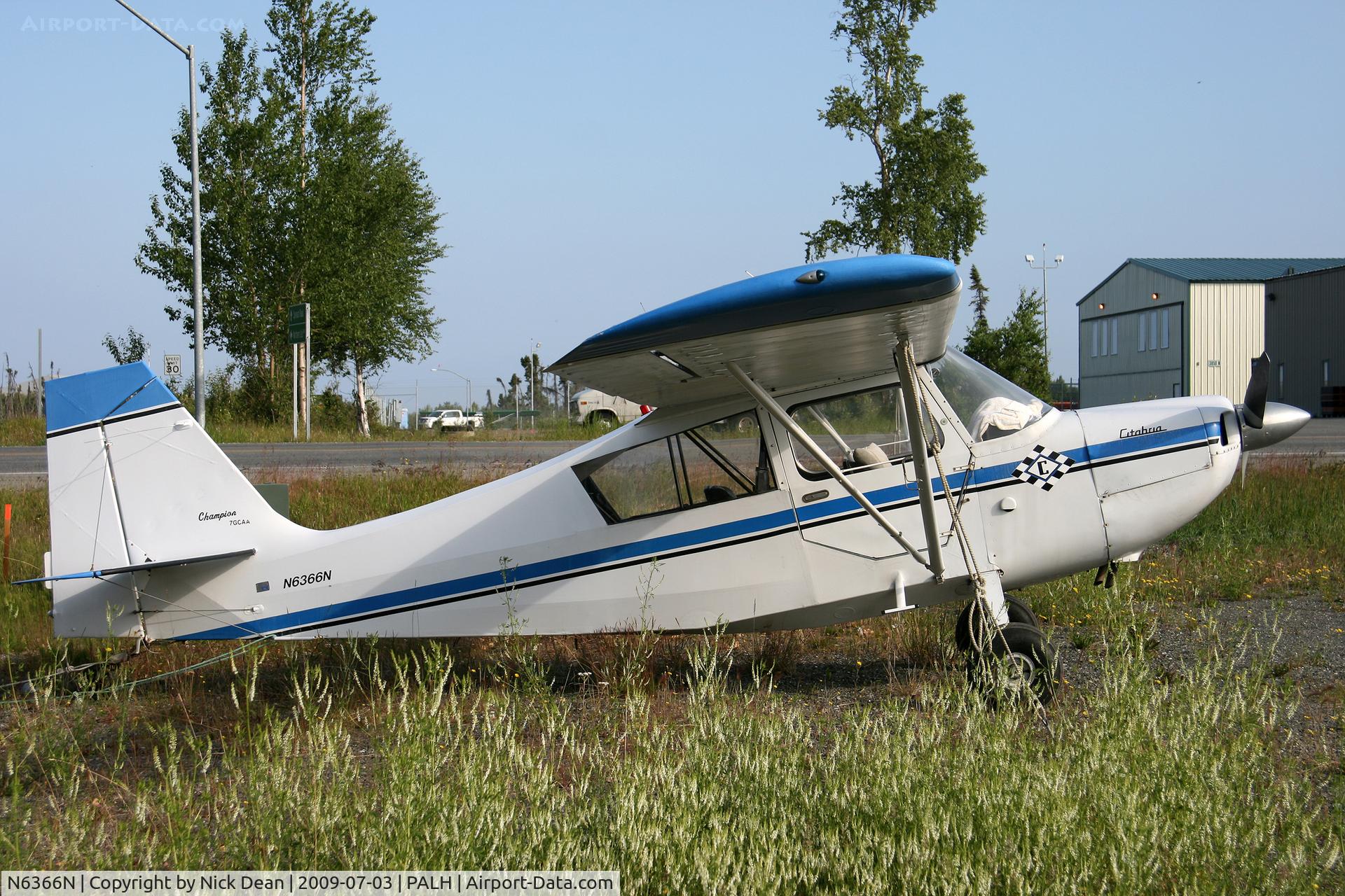 N6366N, 1967 Champion 7GCAA Citabria C/N 15, PALH
