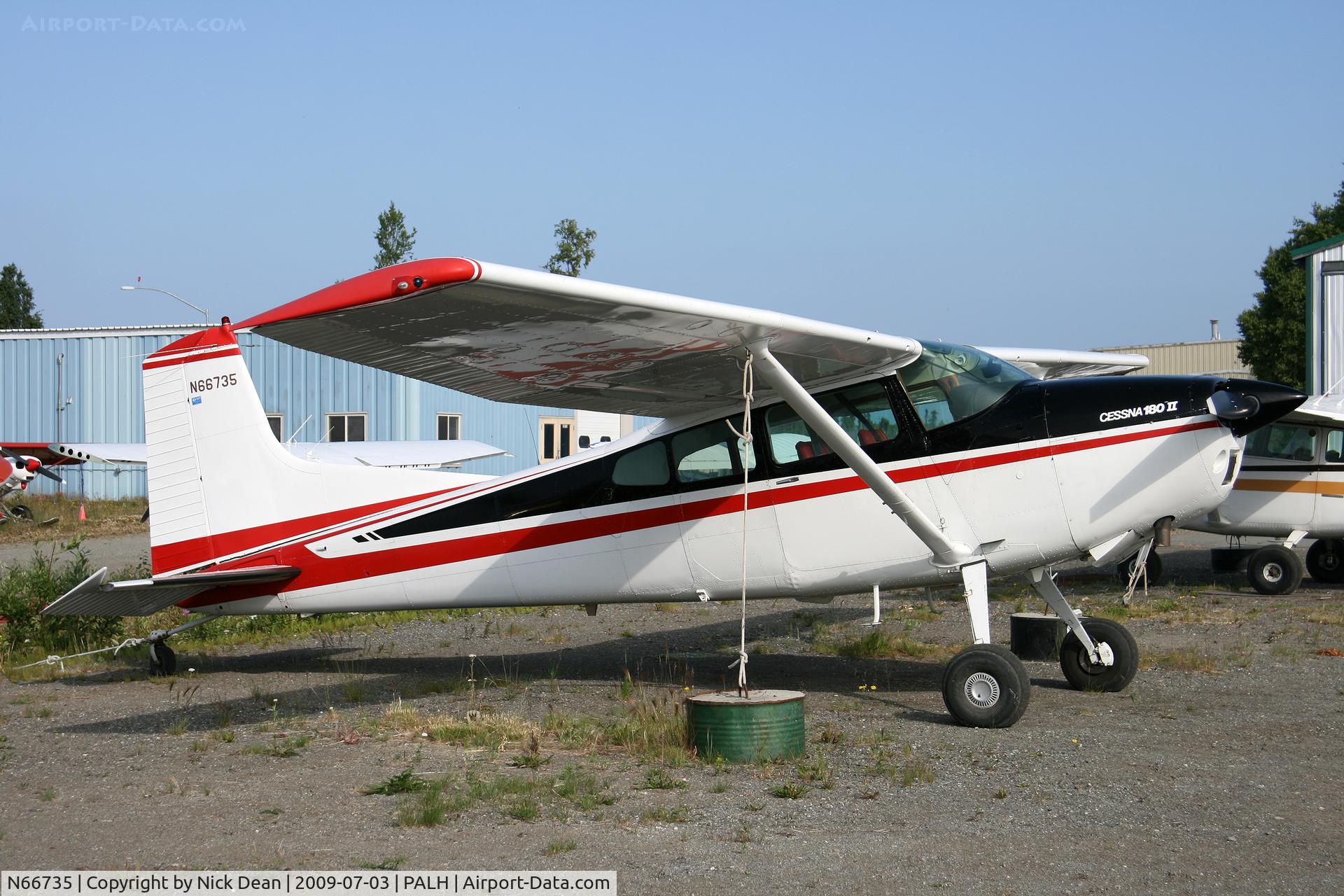 N66735, 1978 Cessna 180K Skywagon C/N 18052956, PALH