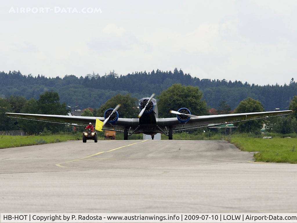HB-HOT, 1939 Junkers Ju-52/3m g4e C/N 6595, Follow me ...