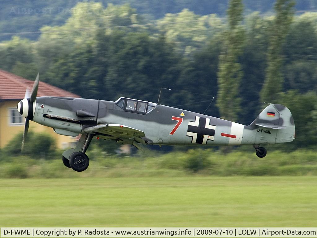 D-FWME, Messerschmitt Bf-109G-4 C/N 0139, Legendary Warbird - Messerschmitt Me 109 