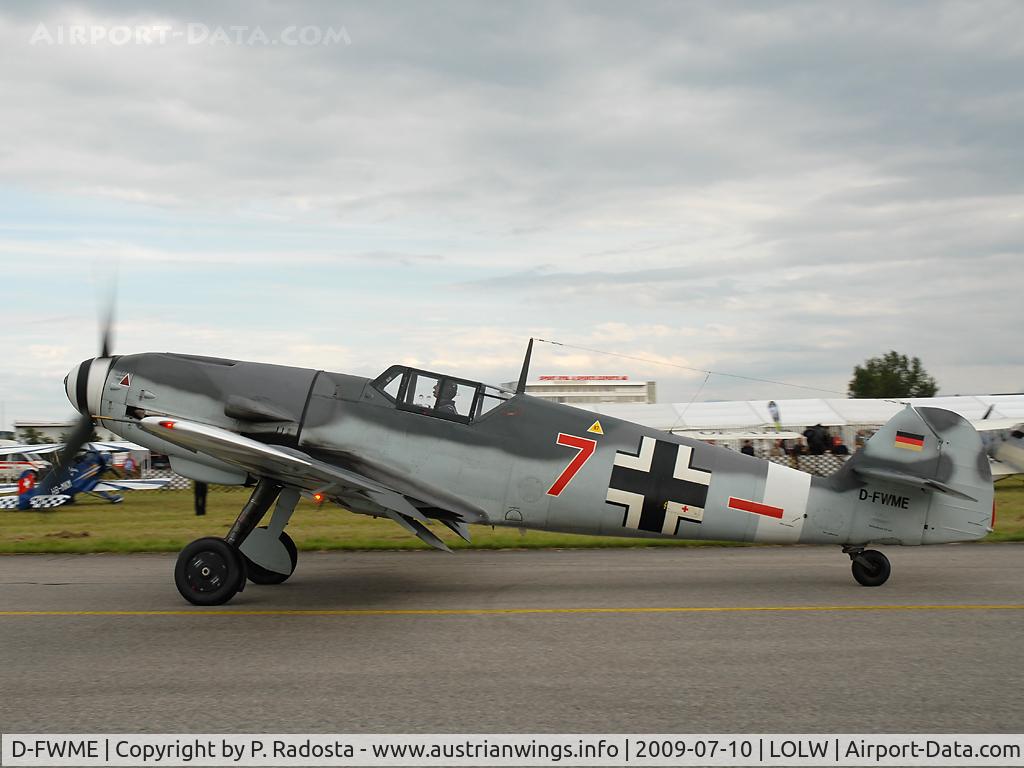 D-FWME, Messerschmitt Bf-109G-4 C/N 0139, Legendary Warbird - Messerschmitt Me 109 