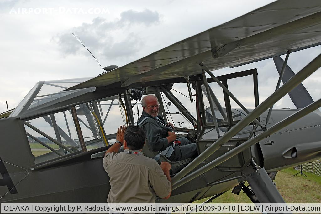 OE-AKA, 1942 Fieseler S-14B Storch (Fi-156C-3) C/N 3814, Arrival at Wels