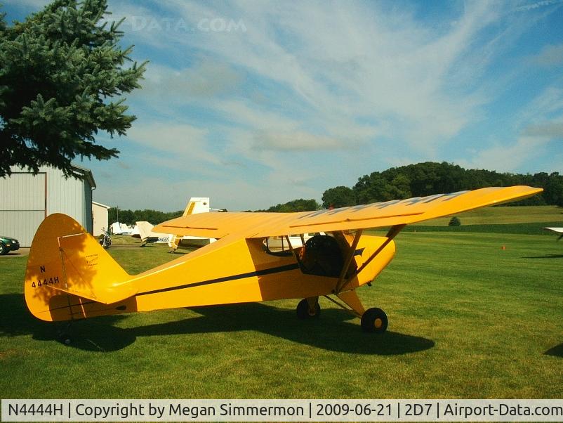 N4444H, 1948 Piper PA-15 Vagabond Vagabond C/N 15-233, At the Father's Day fly-in, Beach City, Ohio.