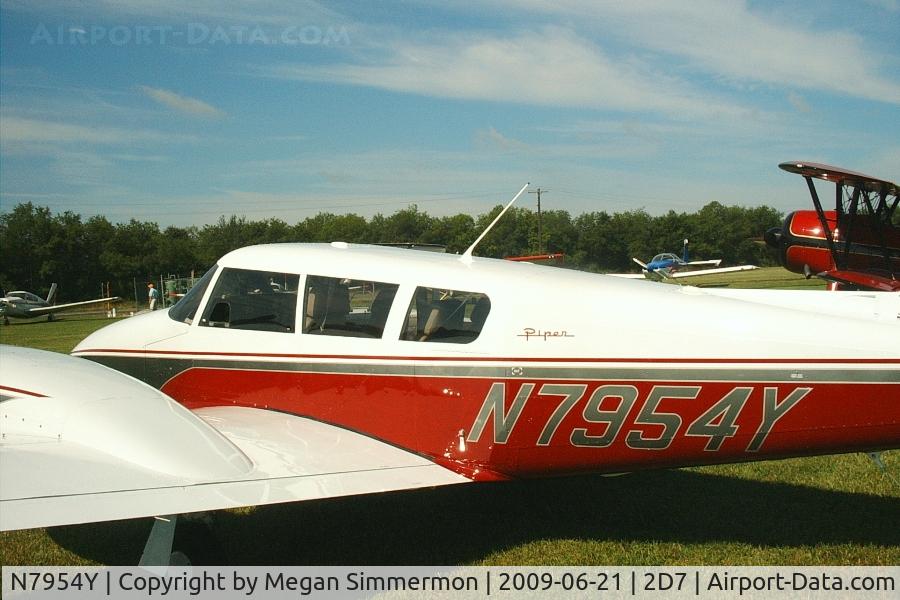 N7954Y, 1966 Piper PA-30-160 Twin Comanche Twin Comanche C/N 30-1050, At the Father's Day fly-in, Beach City, Ohio.