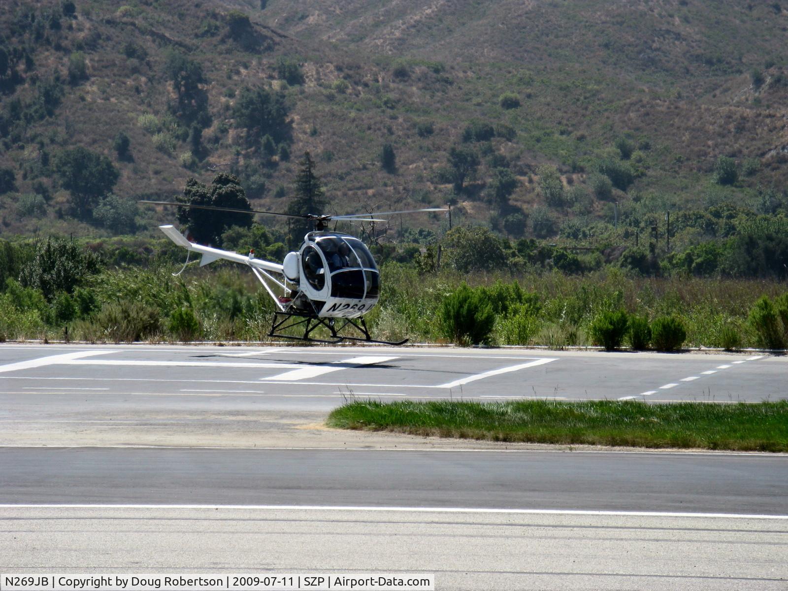 N269JB, Hughes 269A C/N 105-0395, Hughes 269A Helicopter, Lycoming HIO-360-B1A 180 Hp, hover to landing