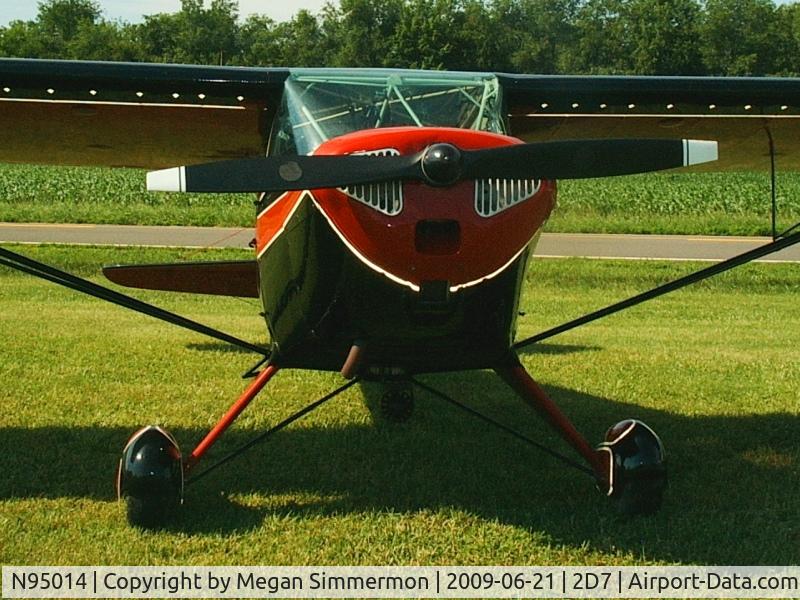 N95014, 1946 Taylorcraft BC12-D C/N 9414, Sam's ride at the Beach City Father's Day fly-in.