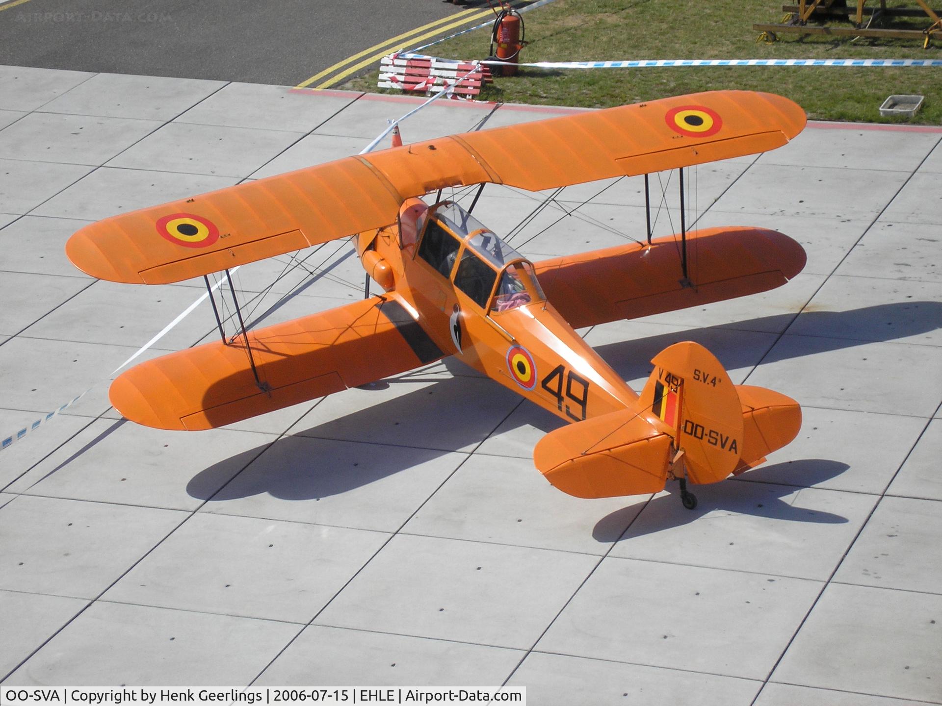 OO-SVA, 1953 Stampe-Vertongen SV-4B C/N 1191, Dubbel Decker Fly In - Aviodrome Museum