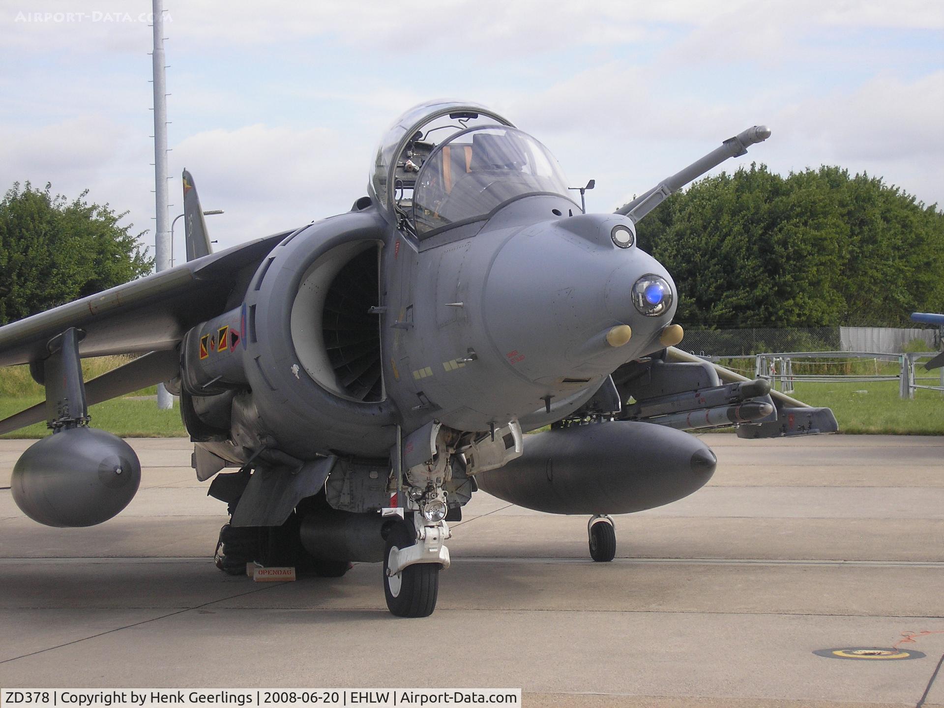 ZD378, 1988 British Aerospace Harrier GR.9 C/N P26, RNLAF Openday at Leeuwarden AFB