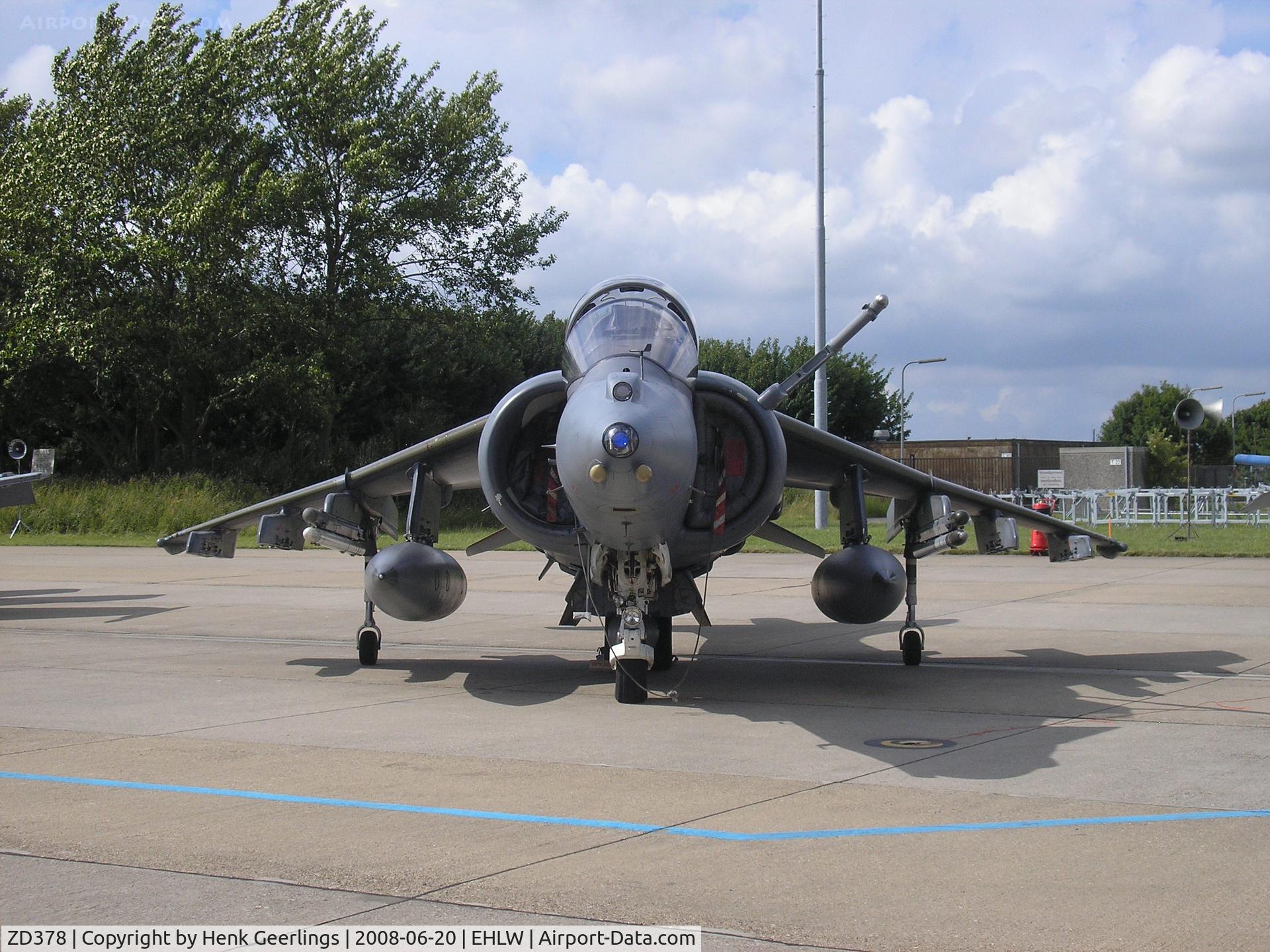 ZD378, 1988 British Aerospace Harrier GR.9 C/N P26, RNLAF Openday at Leeuwarden AFB