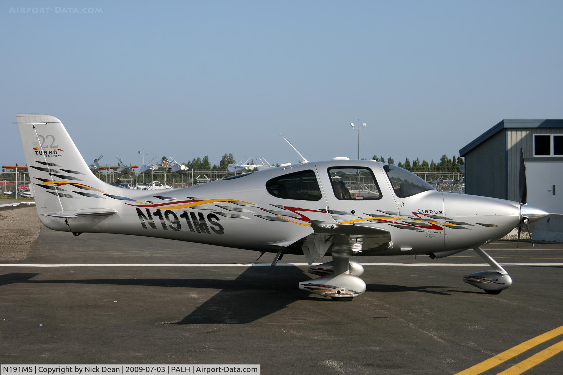 N191MS, 2006 Cirrus SR22 Turbo C/N 2289, PALH