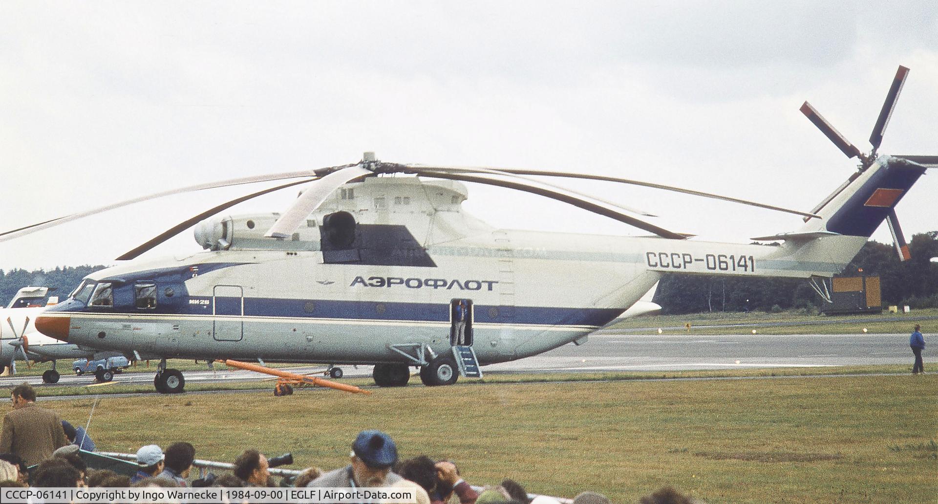 CCCP-06141, Mil Mi-26 C/N 00935232, Mil Mi-26 HALO at Farnborough International 1984