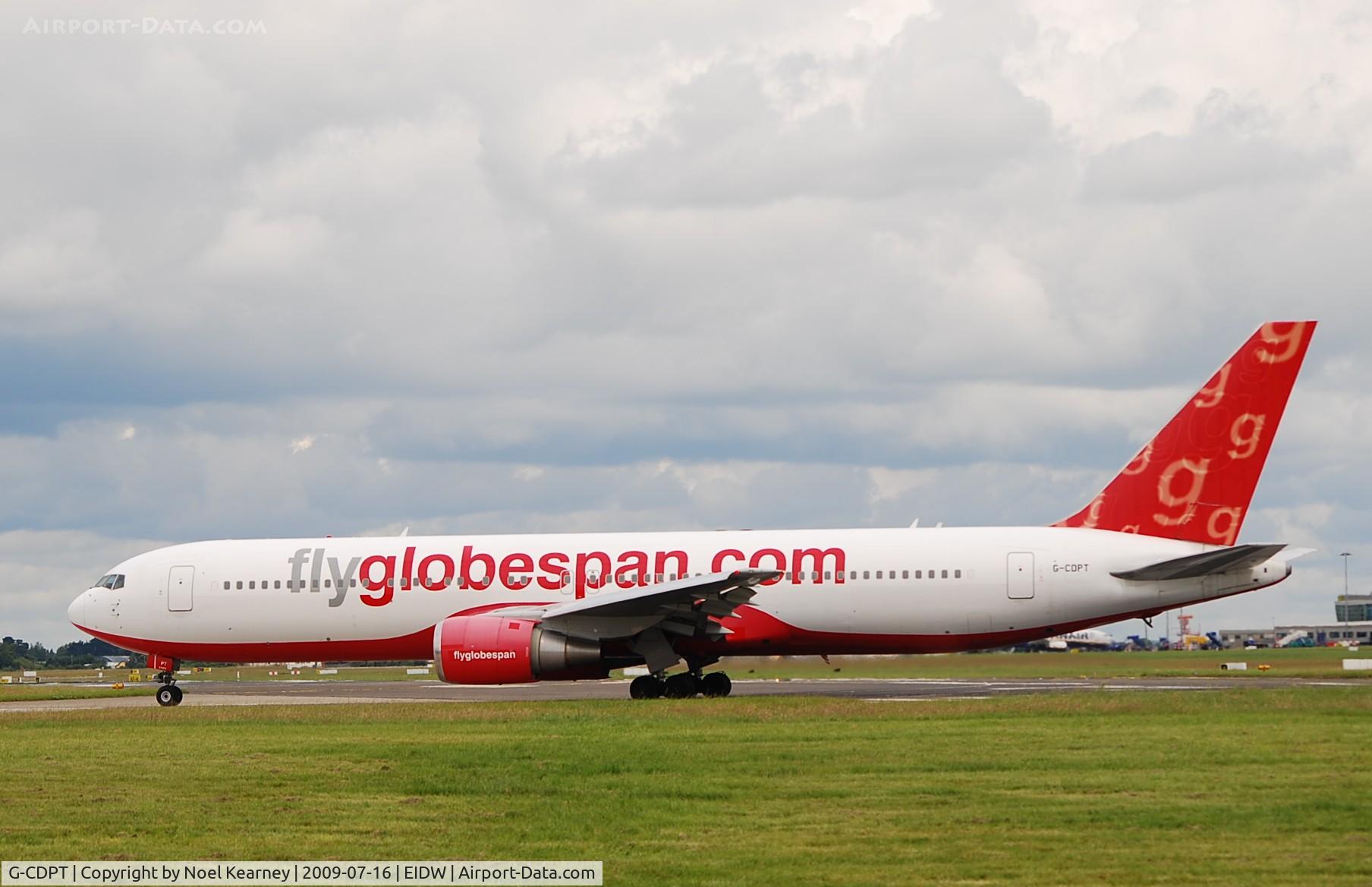 G-CDPT, 2000 Boeing 767-319 C/N 29388, Departing Rwy 28