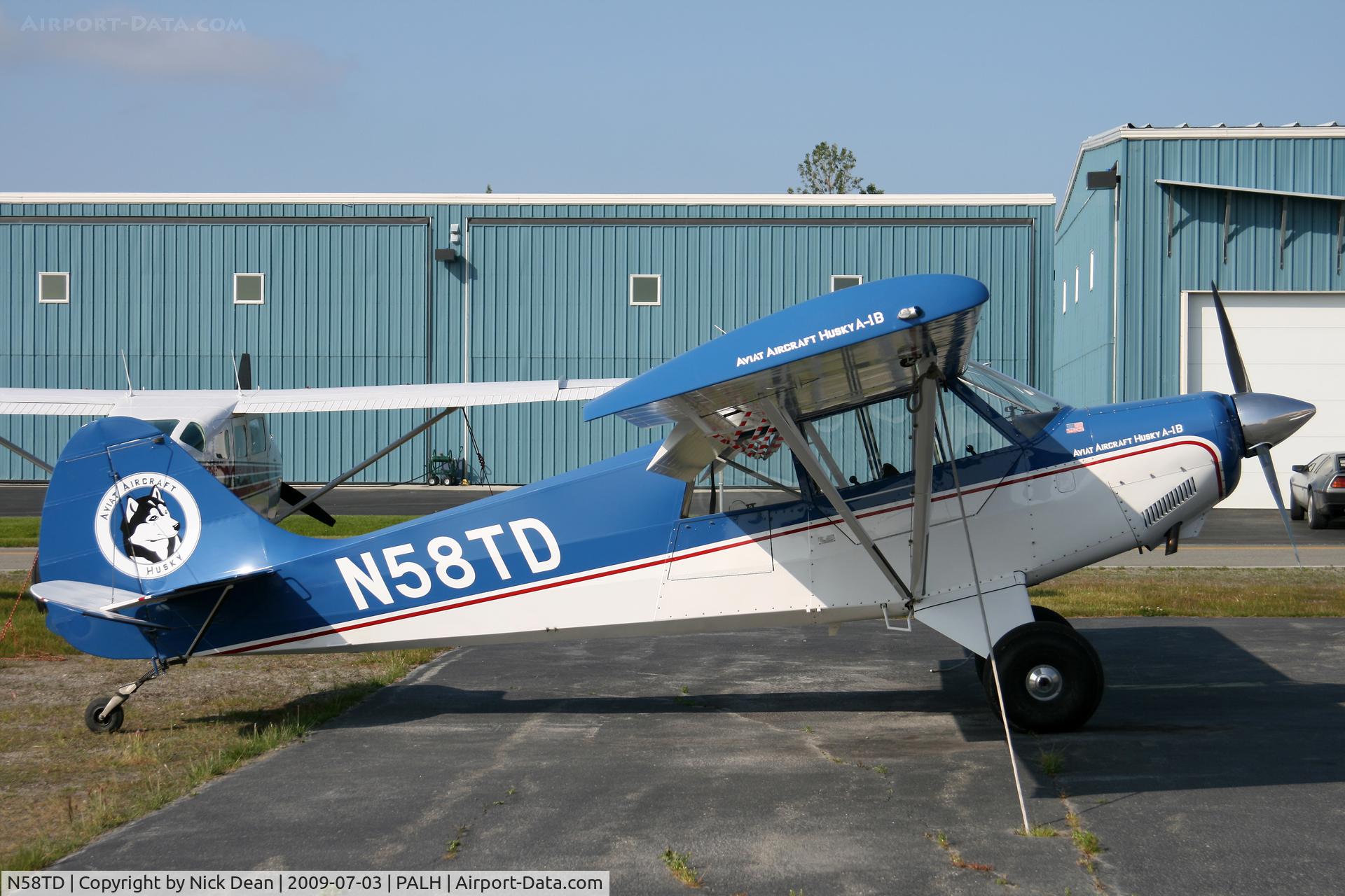 N58TD, 1999 Aviat A-1B Husky C/N 2017, PALH