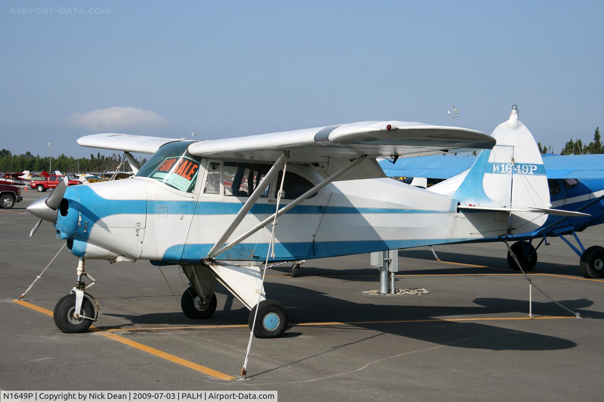 N1649P, 1954 Piper PA-22-150 C/N 22-2465, PALH