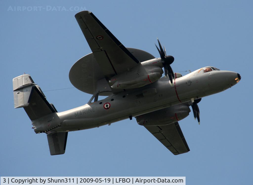 3, Northrop Grumman E-2C Hawkeye C/N FR-3, On take off rwy 32R