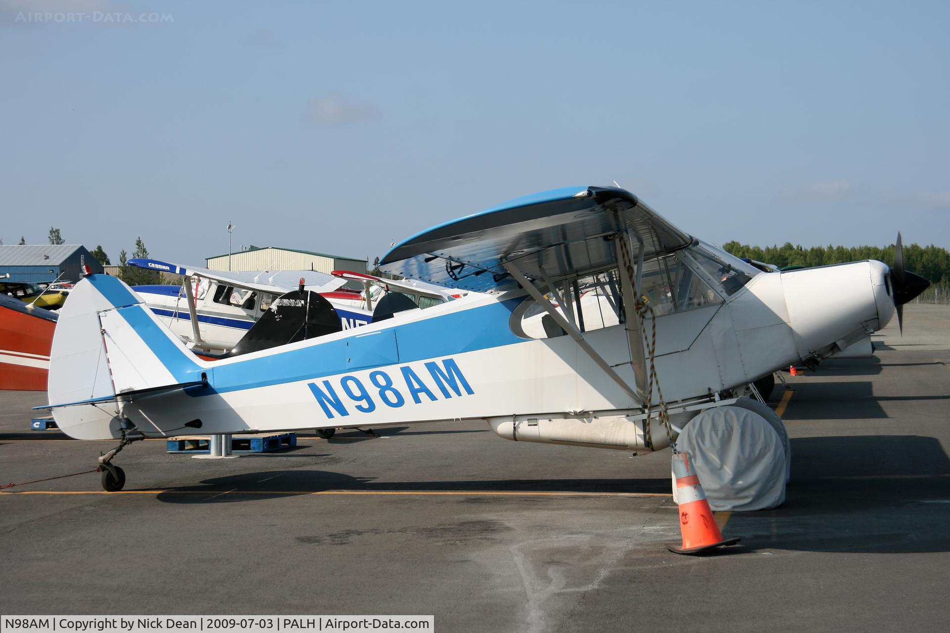 N98AM, Piper PA-18-150 Replica Super Cub C/N 18-03AM, PALH