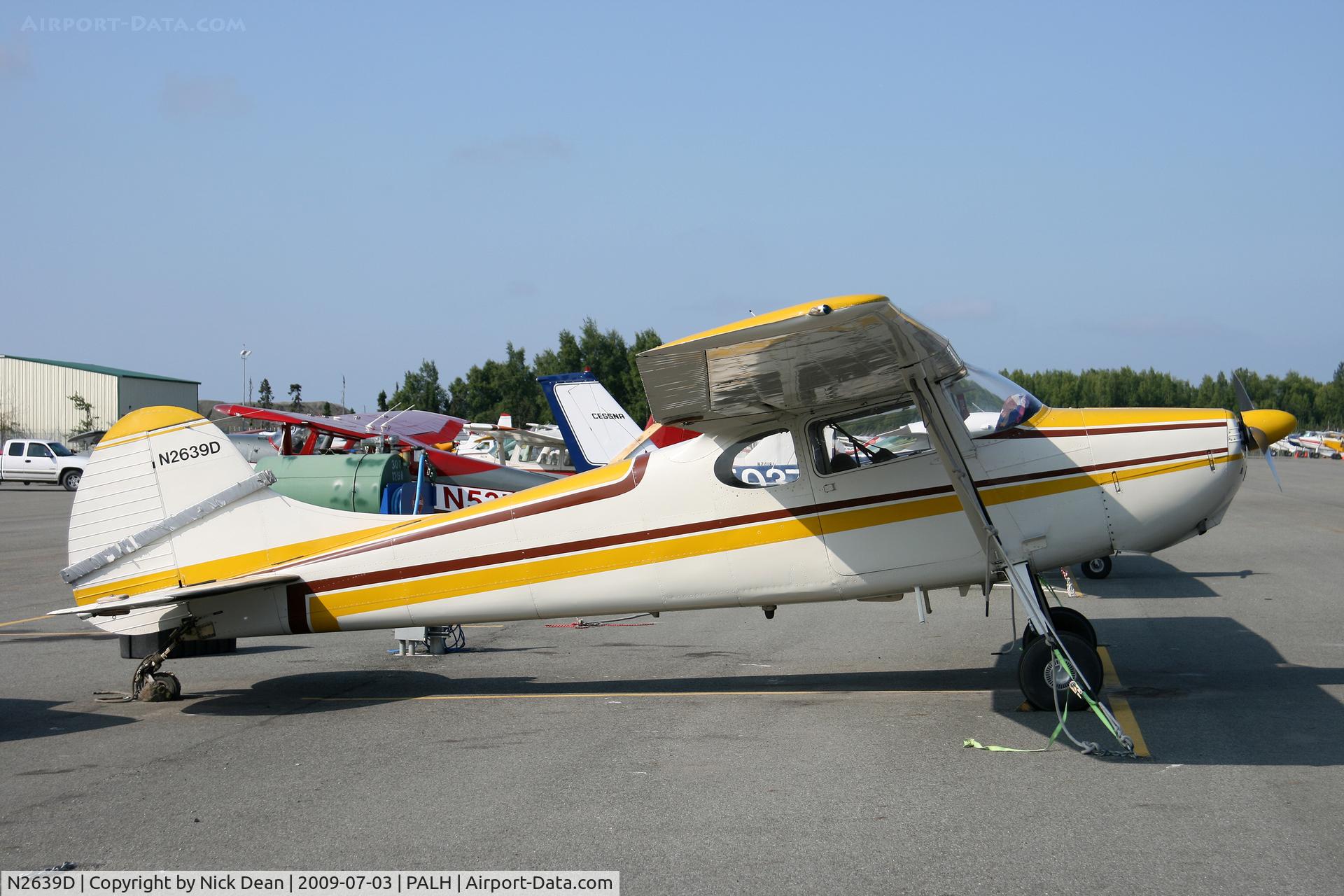 N2639D, 1952 Cessna 170B C/N 20791, PALH