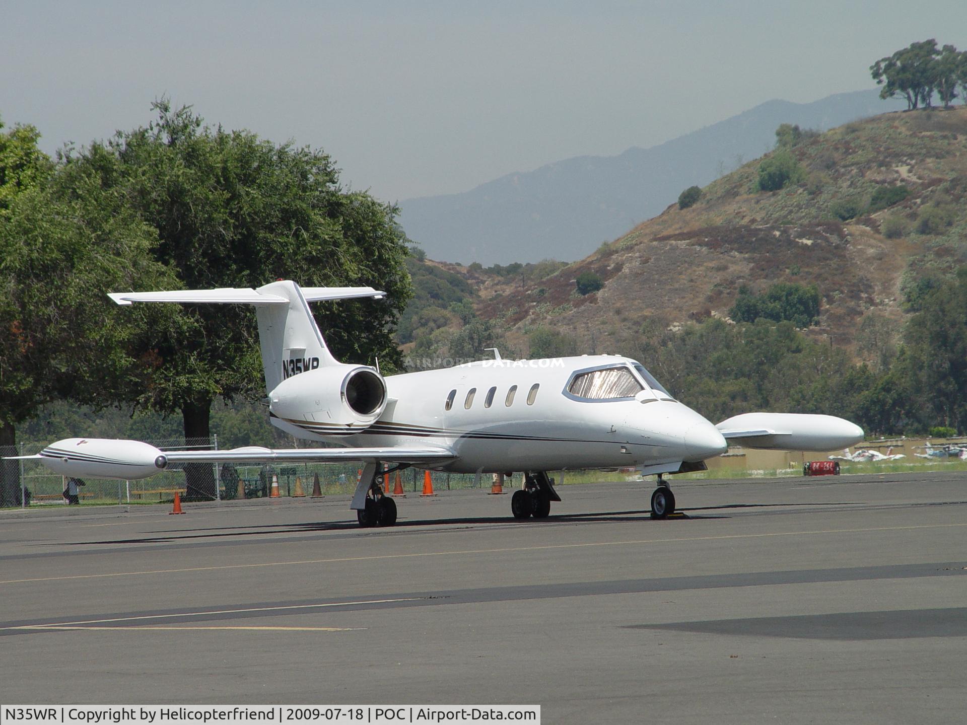 N35WR, 1979 Gates Learjet 35A C/N 234, In transient parking