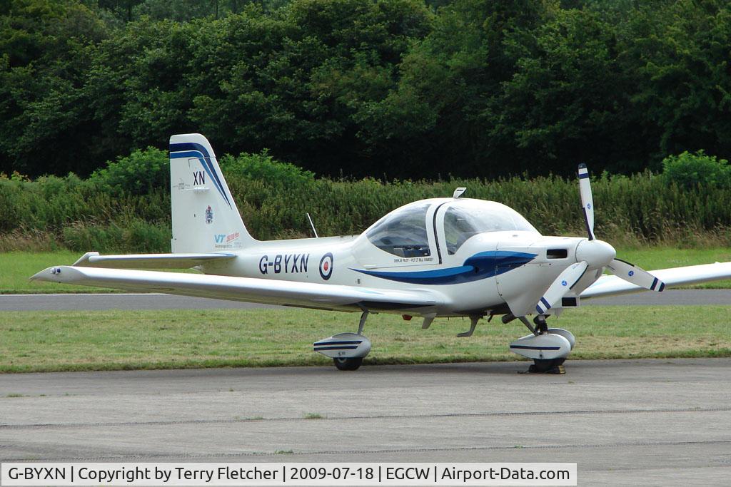 G-BYXN, 2001 Grob G-115E Tutor T1 C/N 82174/E, Grob G115E on 2009 Welshpool Air Day