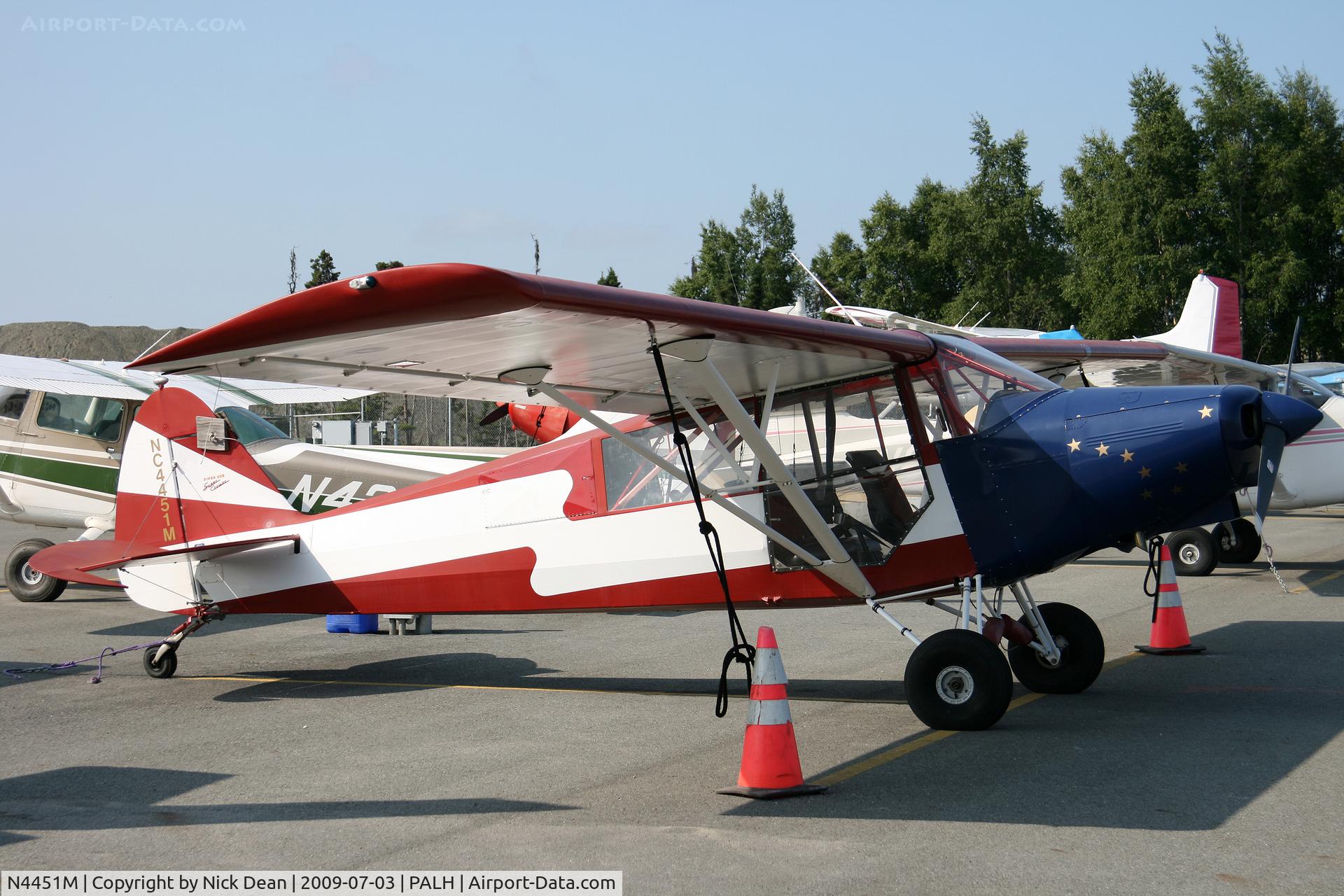 N4451M, 1947 Piper PA-12 Super Cruiser C/N 12-3406, PALH