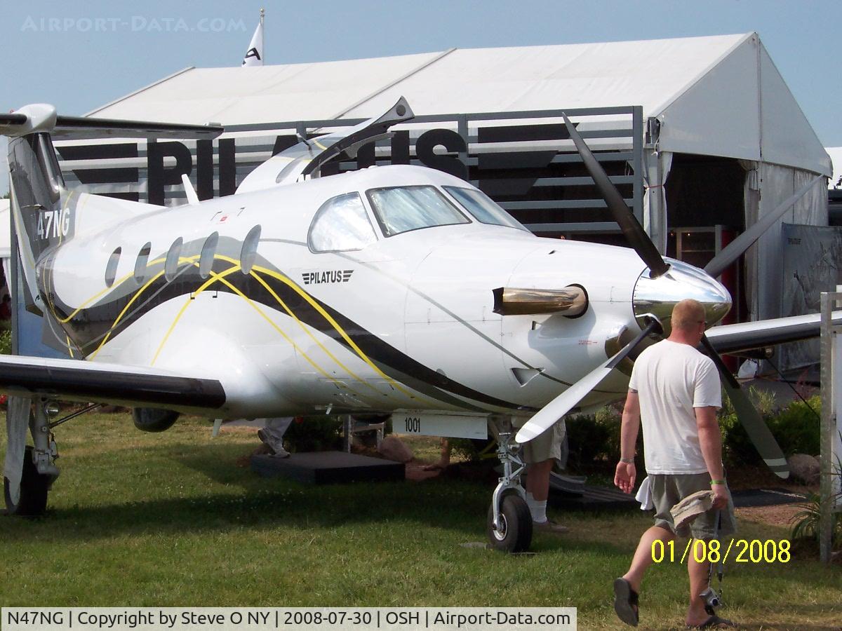 N47NG, 2007 Pilatus PC-12/47E C/N 1001, me at airventure 2008