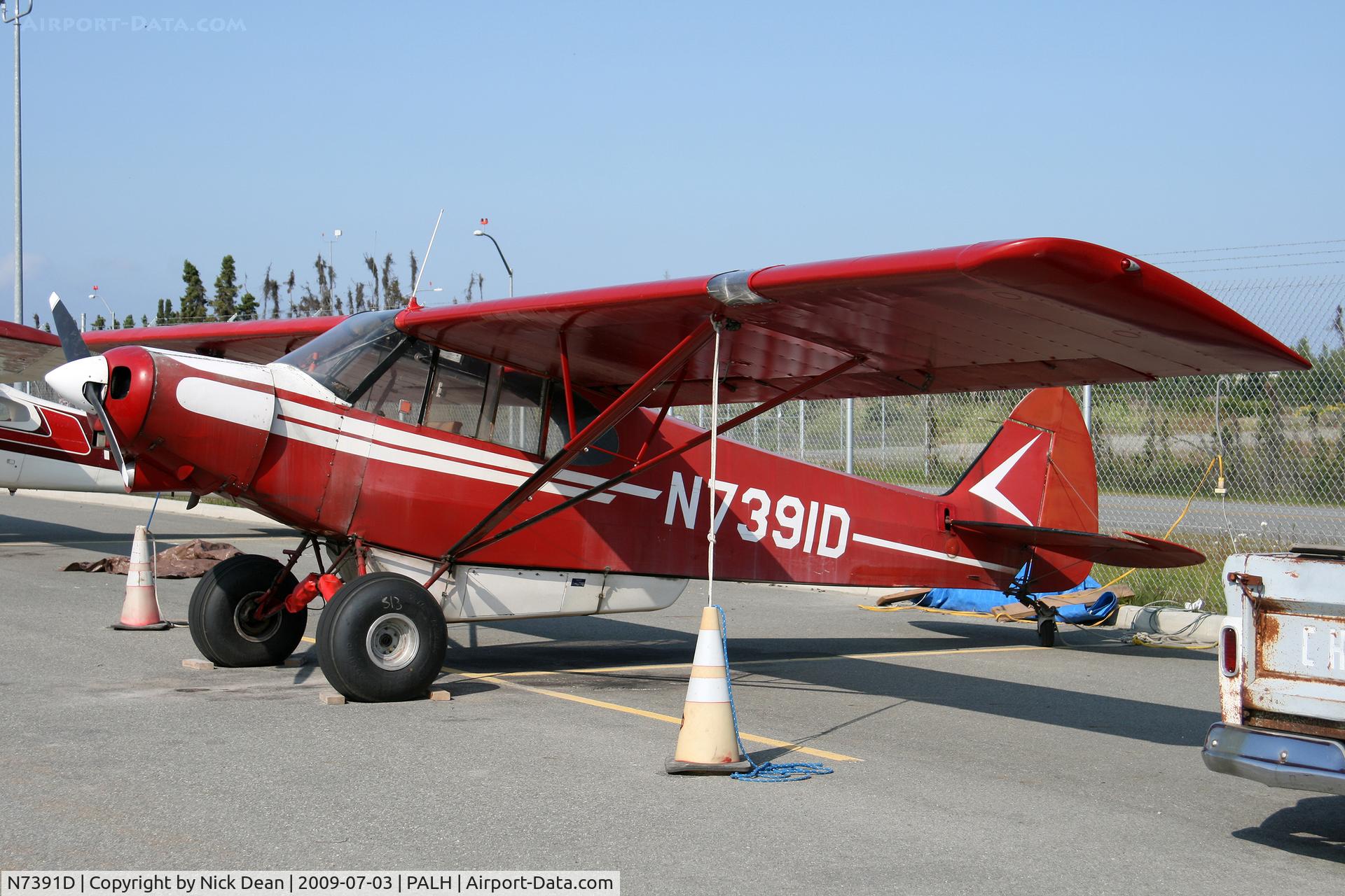 N7391D, 1957 Piper PA-18-150 Super Cub C/N 18-5756, PALH