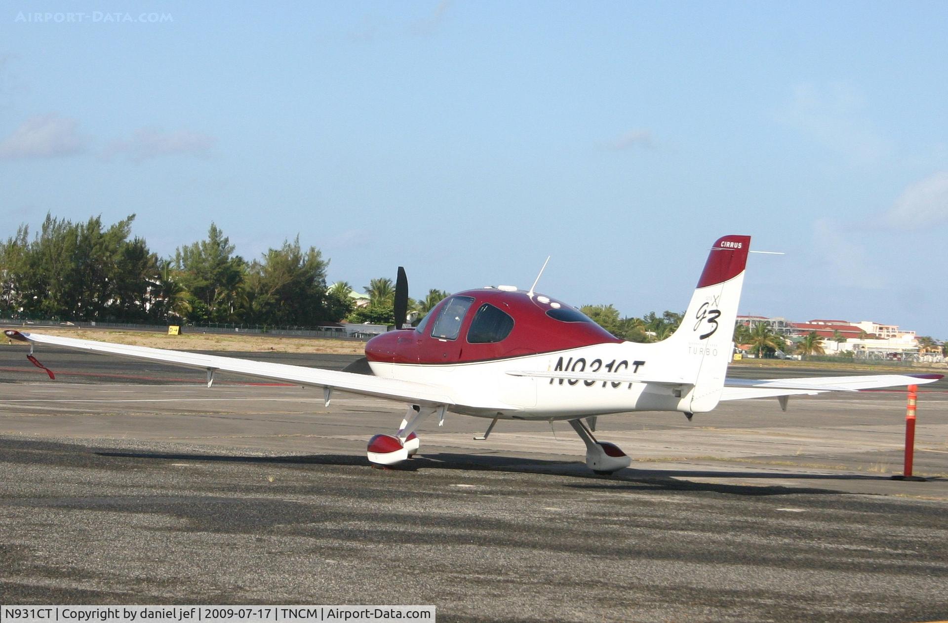 N931CT, 2008 Cirrus SR22 C/N 2931, park at the ramp