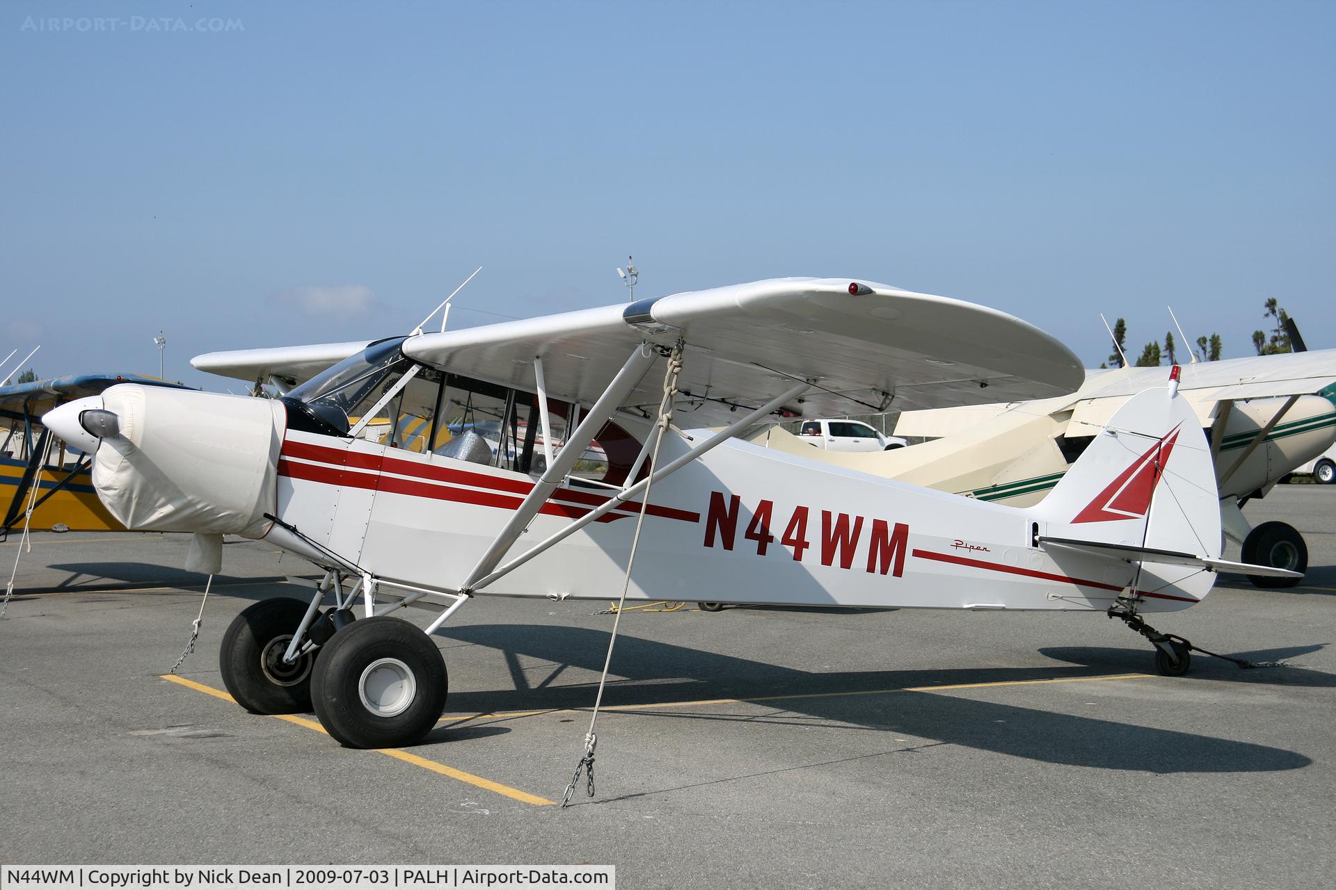 N44WM, 1974 Piper PA-18-150 Super Cub C/N 18-7409095, PALH