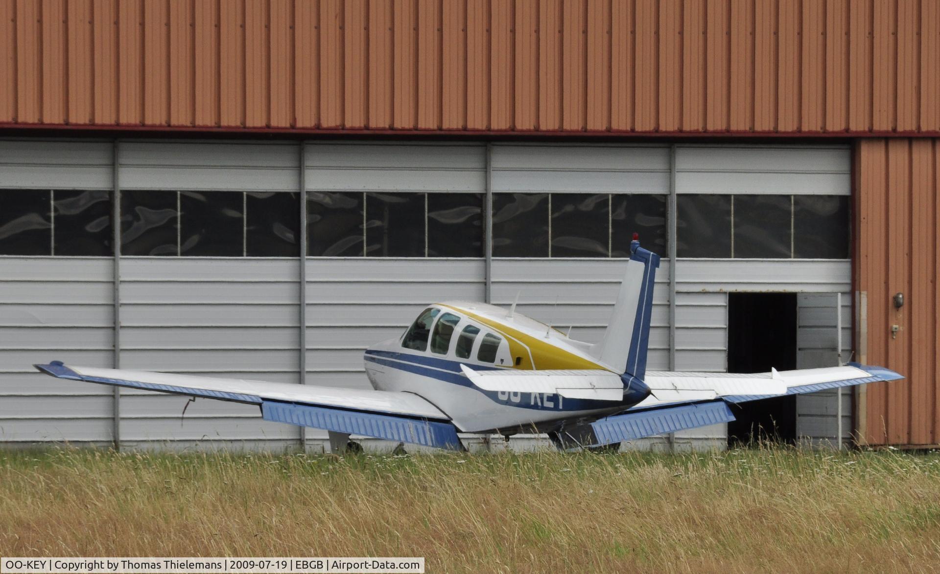 OO-KEY, 1977 Beech A36 Bonanza 36 Bonanza 36 C/N E-1150, /