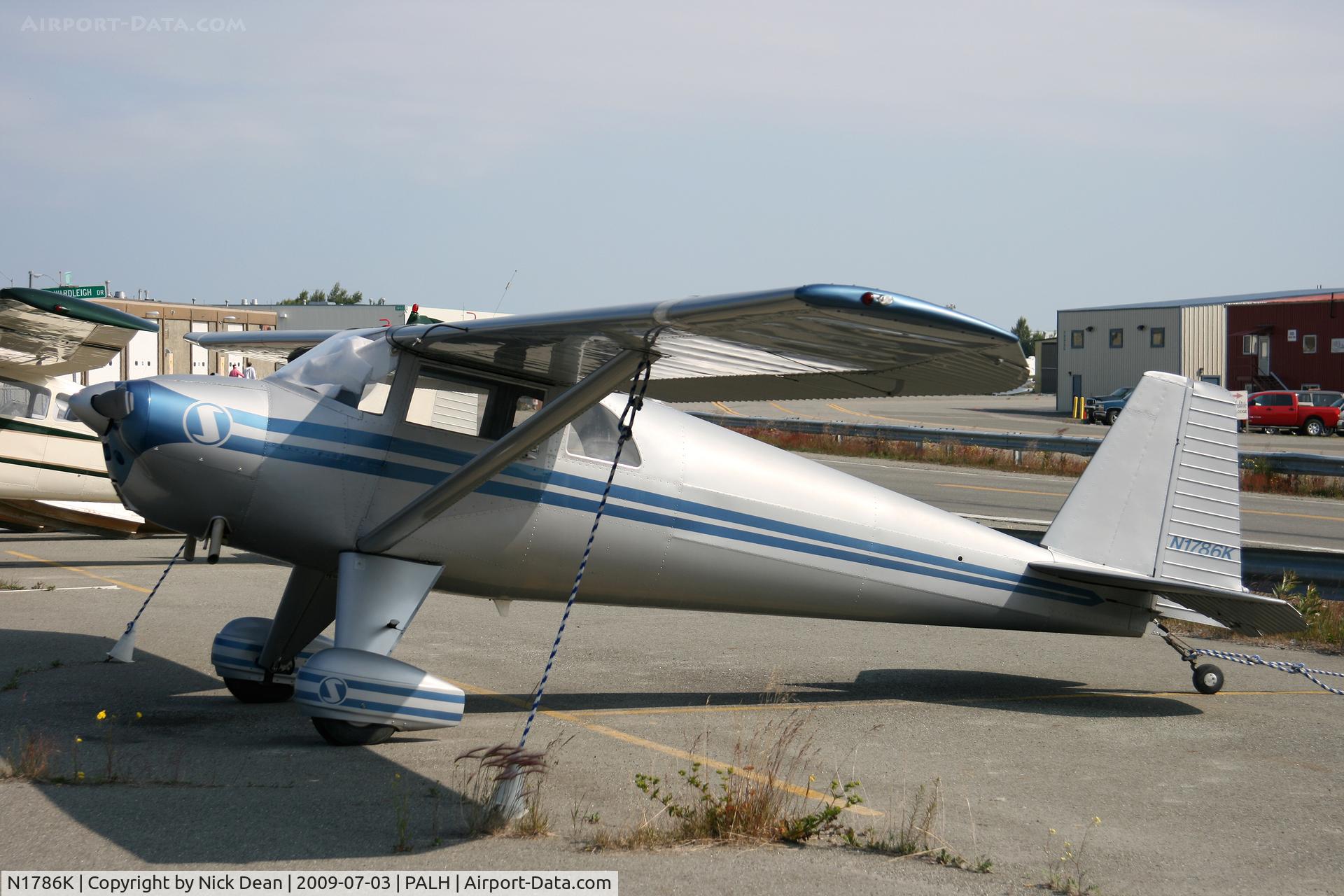 N1786K, 1946 Luscombe 8E Silvaire C/N 4513, PALH