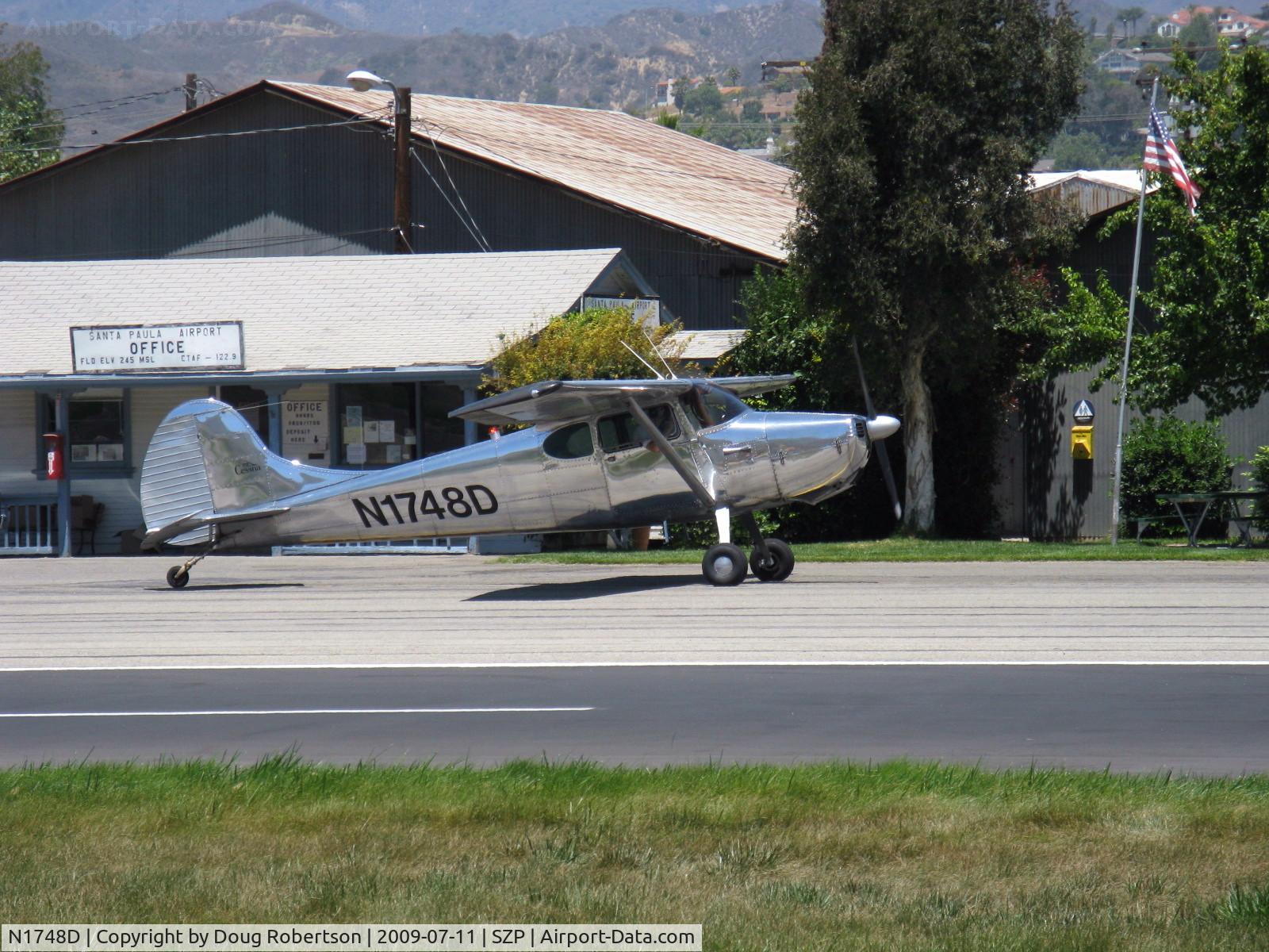 N1748D, 1951 Cessna 170A C/N 20191, 1951 Cessna 170A, Continental C145 145 Hp, taxi