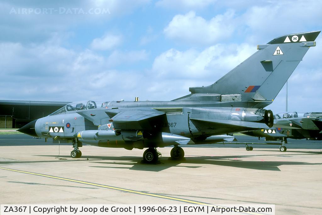 ZA367, 1982 Panavia Tornado GR.4(T) C/N 161/BT031/3081, one of the Tornadoes on the Marham photo call.