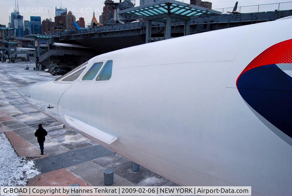 G-BOAD, 1976 Aerospatiale-BAC Concorde 1-102 C/N 100-010, British Airways Concorde (Intrepid Air-Sea-Space Museum)