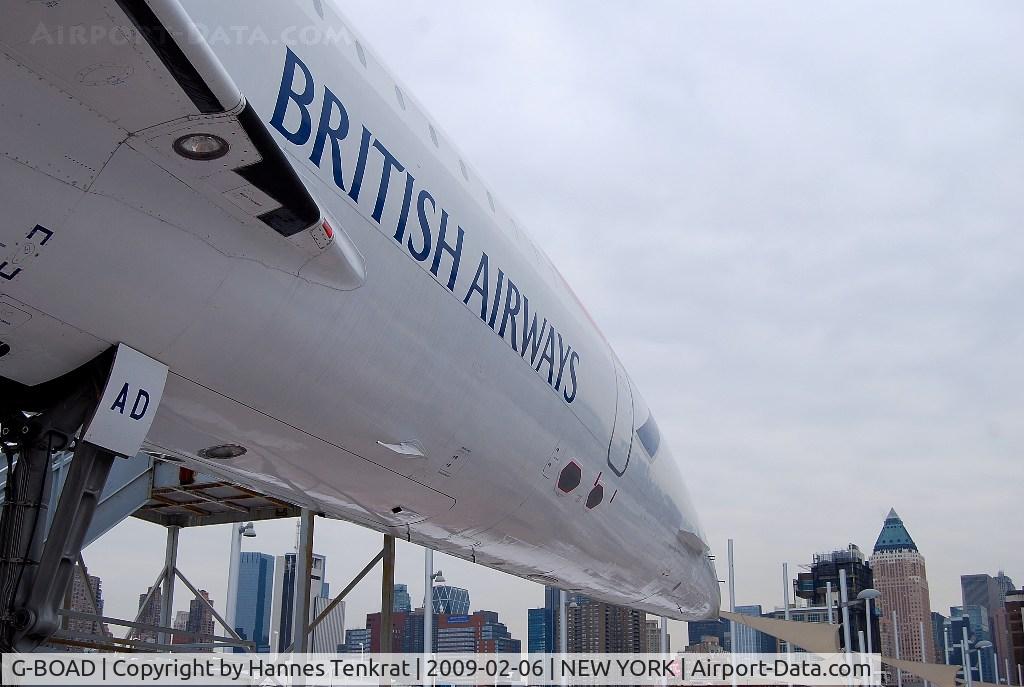 G-BOAD, 1976 Aerospatiale-BAC Concorde 1-102 C/N 100-010, British Airways Concorde (Intrepid Air-Sea-Space Museum)