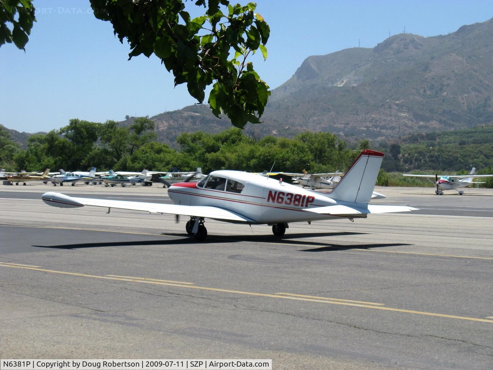 N6381P, 1959 Piper PA-24-250 Comanche C/N 24-1491, 1959 Piper PA-24-250 COMANCHE, Lycoming O-540-A1A5 250 Hp, taxi