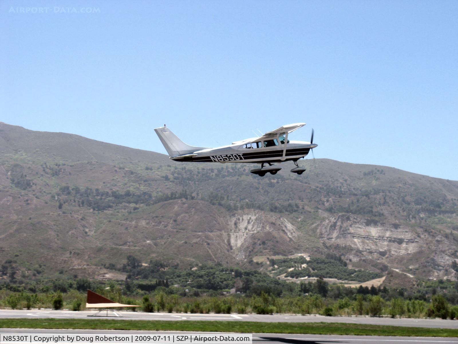 N8530T, 1959 Cessna 182C Skylane C/N 52430, 1959 Cessna 182C SKYLANE, Continental IO-550 280 Hp Texas Skyways conversion, Hartzell three-blade prop, Horton STOL, Avion instrument panel mods, takeoff climb Rwy 22