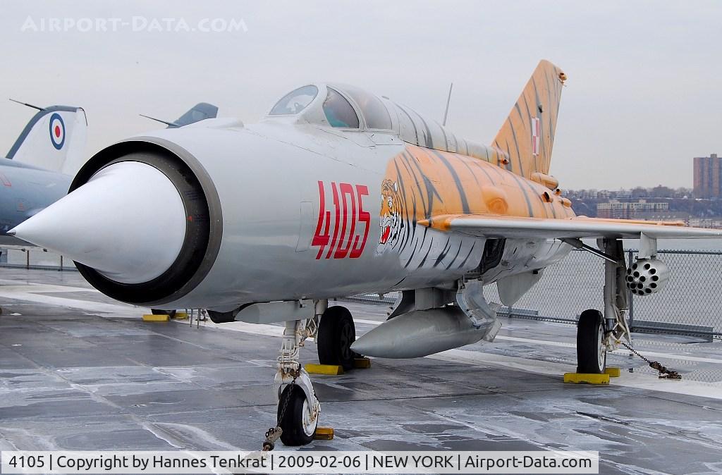 4105, Mikoyan-Gurevich MiG-21PFM C/N 94A4105, MiG-21